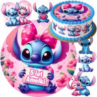 НАБОР ВАФЕЛЬ ДЛЯ ТОРТА СТИЧ ЛИЛО И СТИЧ 5 ПЕРСОНАЖЕЙ БЕСПЛАТНО ТЕКСТ