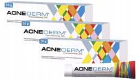 3x ACNE-DERM Krem przeciwtrądzikowy i wybielający 20g