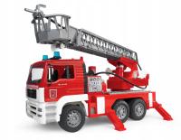 BRUDER 02771 MAN TGA wóz strażacki, straż pożarna na wode światło dźwięk