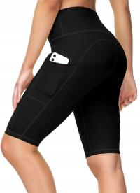 Spodenki rowerowe damskie M CZARNE