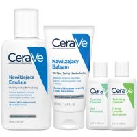 CeraVe Nawilżający balsam 50ml, emulsja do ciała 88ml TRAVEL SIZE + GRATIS