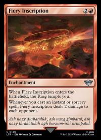 MtG: Fiery Inscription (LTR)