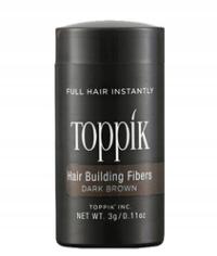 Toppik Hair Fibers Mikrowłókna Puder Zagęszczający Włosy Ciemny Brąz 3g