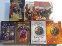 PIEŚŃ LODU I OGNIA George R.R. Martin 2-5 (7 książek)