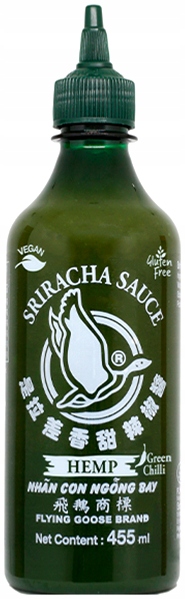 Sos Sriracha z chili i konopii 455ml Flying Goose