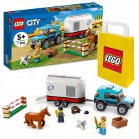 LEGO City 60327 прицеп для перевозки лошадей