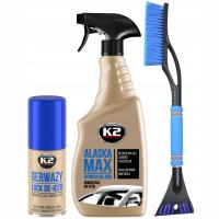 SKROBACZKA DO SZYB + K2 ALASKA GERWAZY ODMRAŻACZ DO SZYB I ZAMKÓW ZESTAW