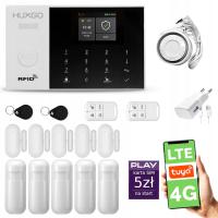 Alarm bezprzewodowy WiFi + GSM 4G LTE z aplikacją TUYA , HUXGO HXA005 4G