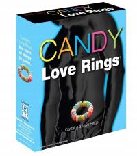 Candy Love Rings съедобные любовные кольца 3 шт