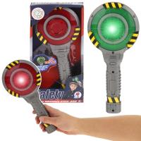 Lizak Policyjny Świecący Dwustronny do Kierowania Ruchem Mały Policjant