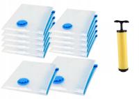 WORKI PRÓŻNIOWE Ubrania Pościel Torby ZESTAW 12 SZTUK 4 ROZMIARY POMPKA