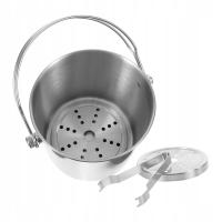 1Zestaw Trwałe wiaderko na lód ze stali nierdzewnej z uchwytem do barów imprezowych