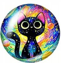 SNAP nap wymienny pin do bransoletki zawieszki na klik W156K Kot kotek