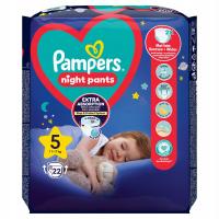 Pampers Night Pants Pieluchomajtki rozmiar 5, 22 szt, 11kg-17kg