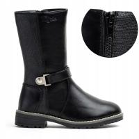 Wojtyłko Детские сапоги из искусственной кожи черный