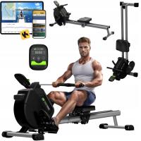 WIOŚLARZ MAGNETYCZNY ERGONOMETR TRENINGOWY DO ĆWICZEŃ TRENAŻER DO DOMU