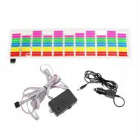 Naklejka samochodowa Rytm muzyki Lampa błysko