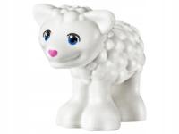 LEGO owca owieczka zwierzęta biała 1szt 15695pb03