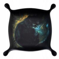 DICE TRAY TACKA NA KOŚCI - CZARNY KOT 22X22CM