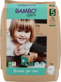 Pieluchomajtki Bambo Nature 5 (11-17 kg, 19szt.)