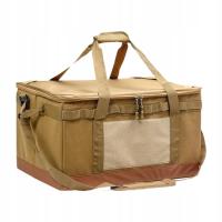 Torba do przechowywania na kempingu 60L Wodoodporna Heavy Duty Zdejmowana Camping Khaki