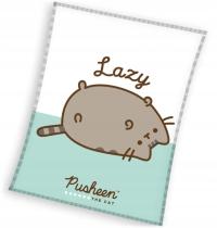 Coral fleece koc Leniwy kotek Pusheen