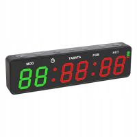 ТРЕНАЖЕРНЫЙ ЗАЛ ТАЙМЕР ПОРТАТИВНЫЙ ИНТЕРВАЛ ТРЕНИРОВКИ СВЕТОДИОДНЫЙ ТАЙМЕР