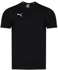 Мужская футболка PUMA teamGOAL 23, повседневная футболка 656578-03, мужская черная футболка