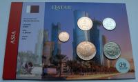 KATAR - ZESTAW MONET ŚWIAT - 5 szt. w blistrze z certyfikatem