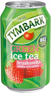 Напиток Tymbark Ice Tea клубника яблоко виноград может 330 мл