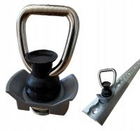 UCHWYT do listw mocowania ładunku AIRLINE 1500kg zaczep przejściówka PCV