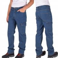 2 эластичные джинсовые рабочие брюки-карго 48