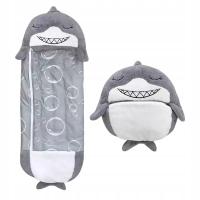 Детский спальный мешок подушка единорог акула