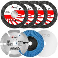 НАБОР ШЛИФОВАЛЬНЫХ ДИСКОВ ДЛЯ 75 ММ РЕЗКИ МЕТАЛЛА, ДЕРЕВА, БЕТОНА 75 ММ