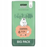 Moomin Baby подгузники Eco Diapers 6 51 шт. 12-24kg BIG PACK (d. Muumi)