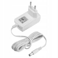 Zasilacz impulsowy Zintronic 12V/1A 12W do kamer monitoringu biały