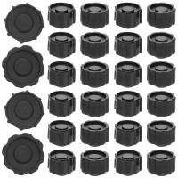 50 SZTUK CZARNYCH NASADEK KOŃCÓWEK STRZYKAWEK OCHRONNE ZATYCZKI ADAPTERA LUER LOCK