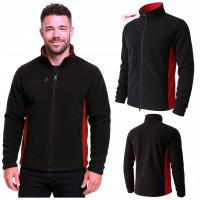 Рабочая флисовая толстовка мужская рабочая теплая черная защитная