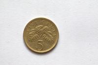 5 cents centów Singapur 1990
