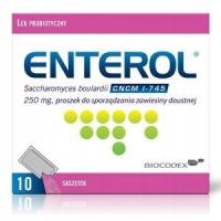 Enterol 250 mg biegunka dla dzieci dorosłych 10 saszetek