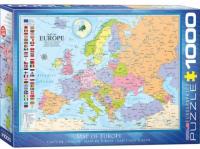 Puzzle 1000 elementów. Mapa Europy