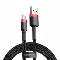 Nylonowy kabel USB-A - USB-C Baseus Cafule Quick C