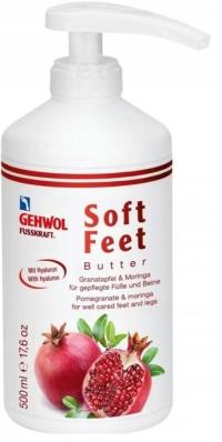 GEHWOL SOFT FEET MASŁO DO STÓP Z EKSTRAKTEM Z GRANATU I OLEJEM MORINGA 500M