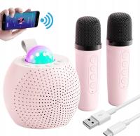 Zestaw do Karaoke 2 Mikrofony Głośnik Bezprzewodowy BLUETOOTH LED Przenośny