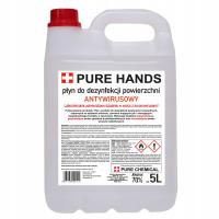 Жидкость для дезинфекции поверхности PURE HANDS 70% 5l