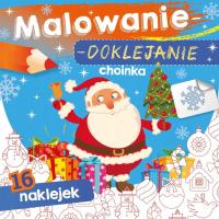 Malowanie doklejanie. Choinka