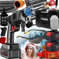 Мойка высокого давления беспроводная турбо 2AKU пена машина 14В1 очки DEWALT