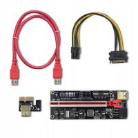 Qoltec Riser PCI-E 1x - 16x USB 3.0 ver. 010S SATA