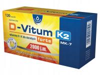 Комплекс витаминов OLEOFARM D-Vitum K2 Forte 2000 МЕ (120 капсул)