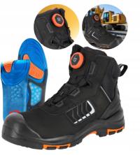 Obuwie robocze trzewiki Protect WYSOKIE BUTY Z KOMPOZYTOWYM PODNOSKIEM S3L